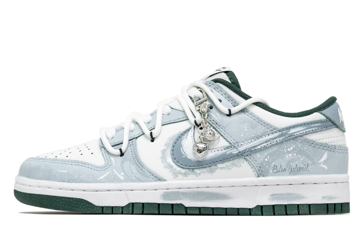 Nike Nike Dunk Skateboard Shoes Unisex Low Top Blue Gray