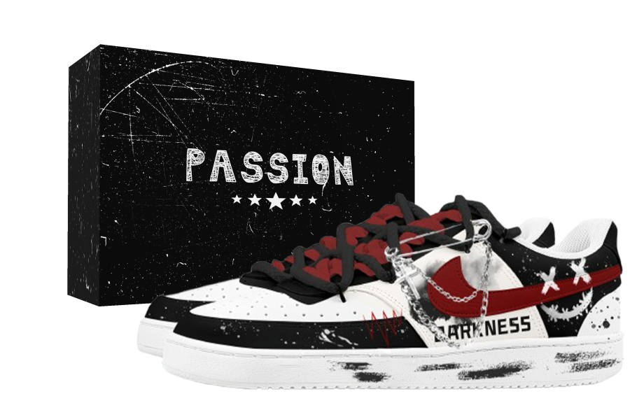 Nike Nike Court Vision 1 Red Chain Killer Box Abrasion Resistant Abrasion Resistant Low top Skateboard Shoes Unisex