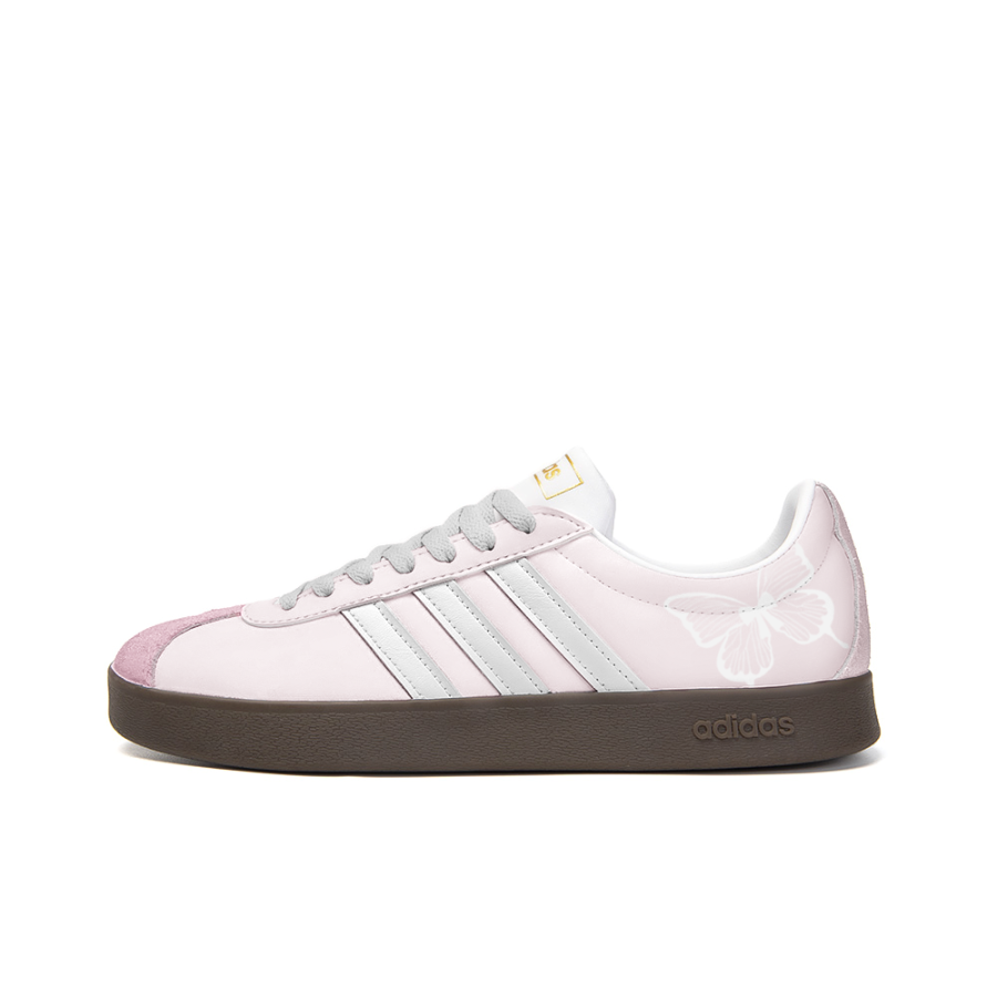 Adidas Neo VL Court 2.0 Wear resistant And Lightweight Low top Skateboard Shoes Unisex Pink