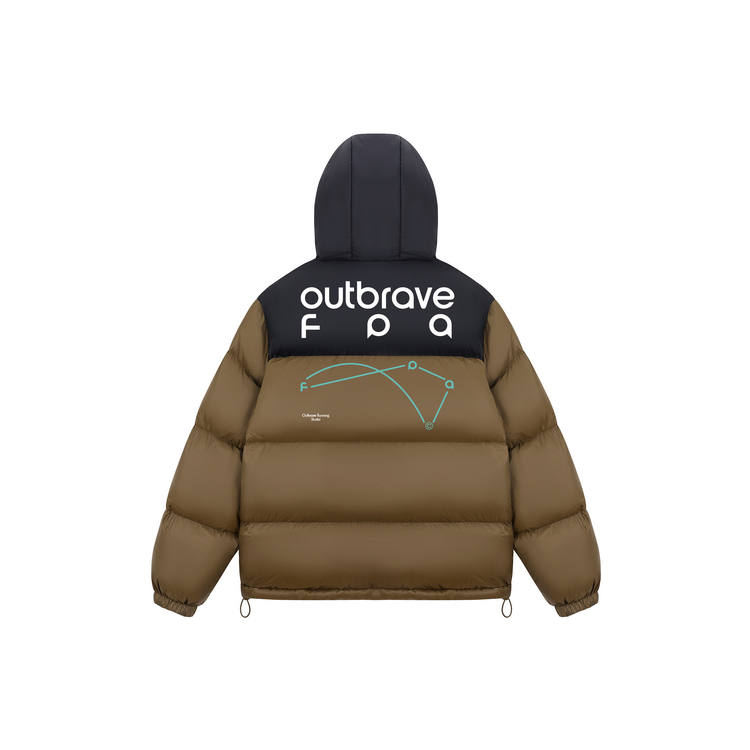 FPA Down Jackets Unisex Hooded Moderate Puffer Jacket