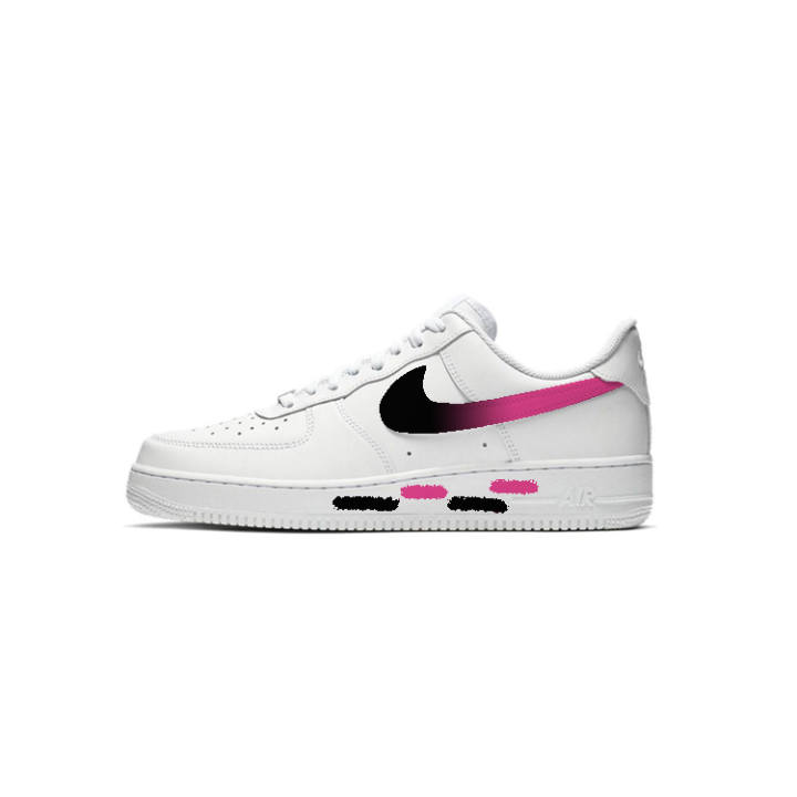 Nike Nike Air Force 1 Slip Resistant Slip Resistant Low top Skateboard Shoes Women's White Black Pink