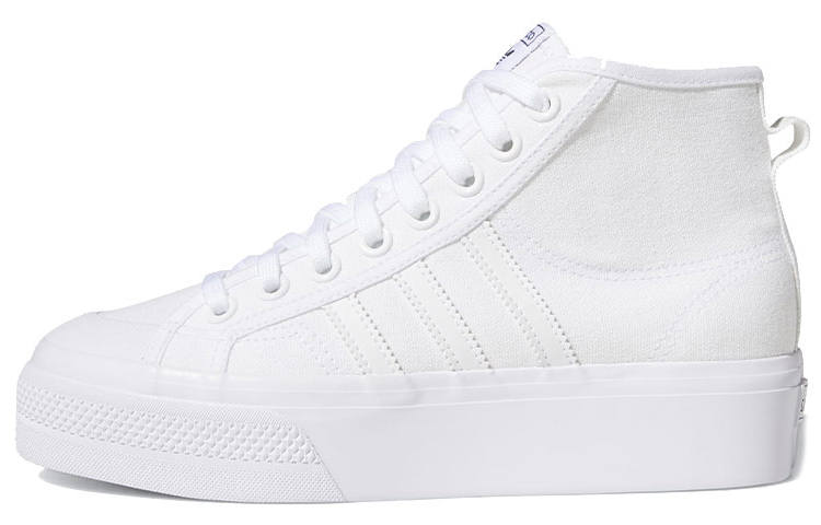 Adidas Originals Nizza Wmns Adidas Originals Platform Mid 'Triple White' Women's