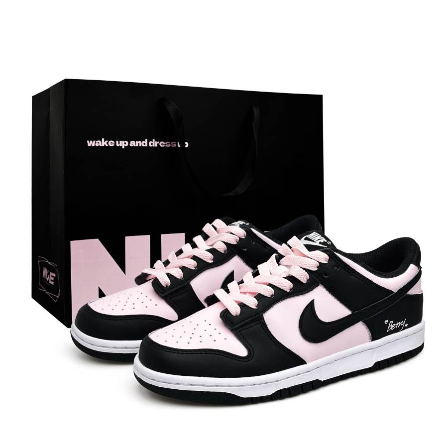 Nike Nike Dunk Special Shopping Bag Low top Skateboard Shoes Unisex Black Pink