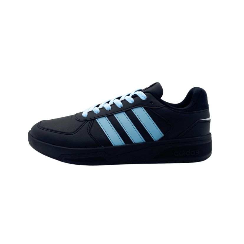Adidas Neo Courtbeat Soul Surfer Abrasion Resistant Slip Resistant Low top Skateboard Shoes Unisex Black Blue