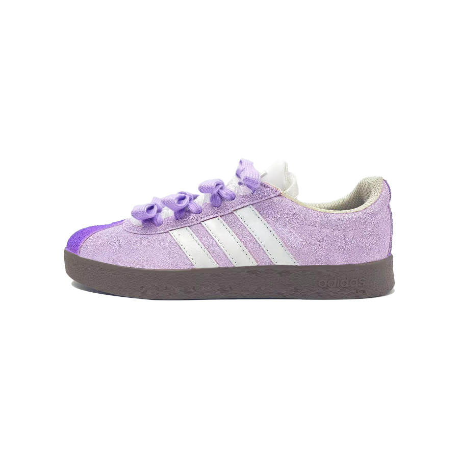 Adidas Neo VL Court 2.0 Skateboard Shoes Women's Low Top Purple \ White