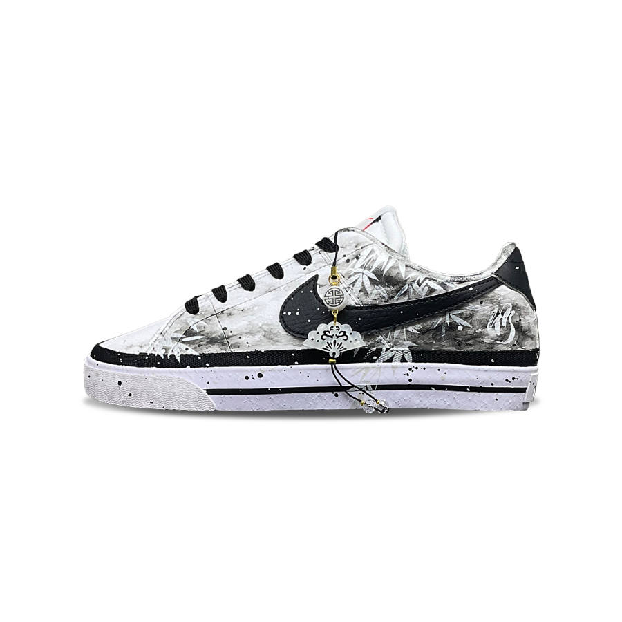 Nike Nike Court Legacy Cushioning Abrasion Resistant Cushioning, Wear Resistant Low top Skateboard Shoes Unisex Black
