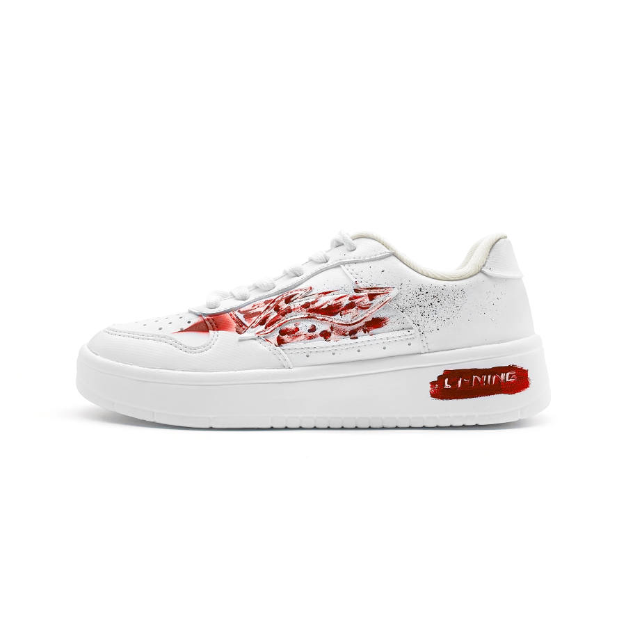 Li-Ning Li Ning Floating Boat Synthetic Leather Slip Resistant Abrasion Resistant Slip Resistant Abrasion Resistant Low top
