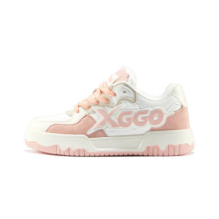 XIANG GUAN XGGO Lightning No. 1 Abrasion Resistant Slip Resistant Low top Skateboard Shoes Unisex Pink