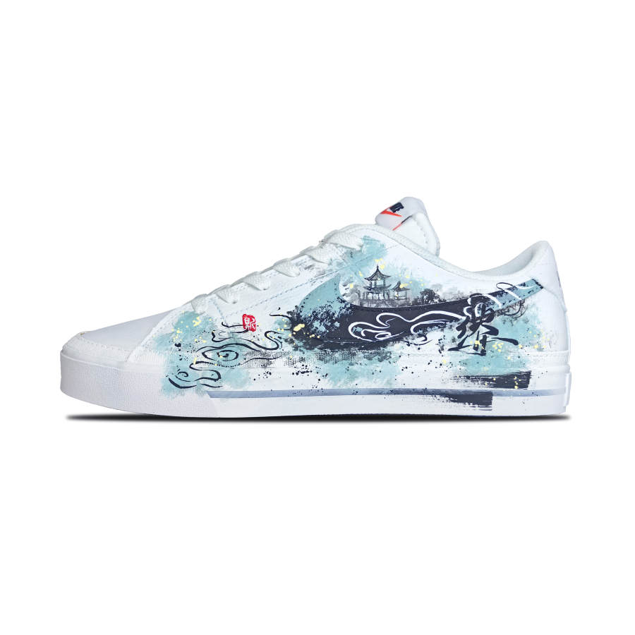 Nike Nike Court Legacy Thousands Of Threads Abrasion Resistant Abrasion Resistant Low top Skateboard Shoes Unisex Turquoise
