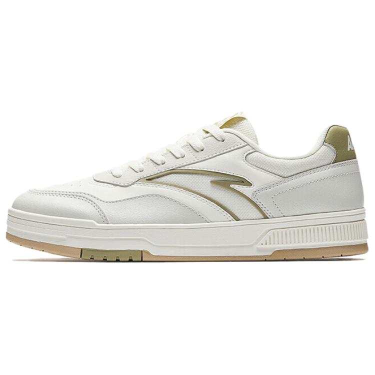 Anta Hundred Rivers Abrasion Resistant Cushioning Low top Skateboard Shoes Men's White Gray Brown