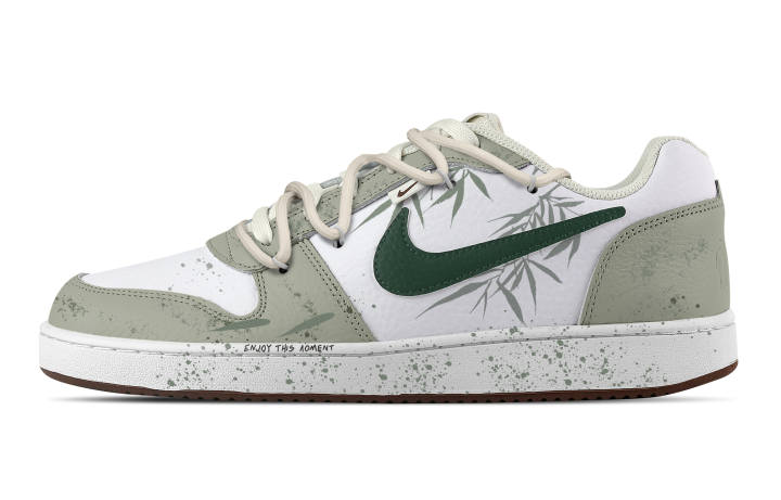 Nike Nike EBERNON Bamboo Forest Abrasion Resistant Low top Skateboard Shoes Men's