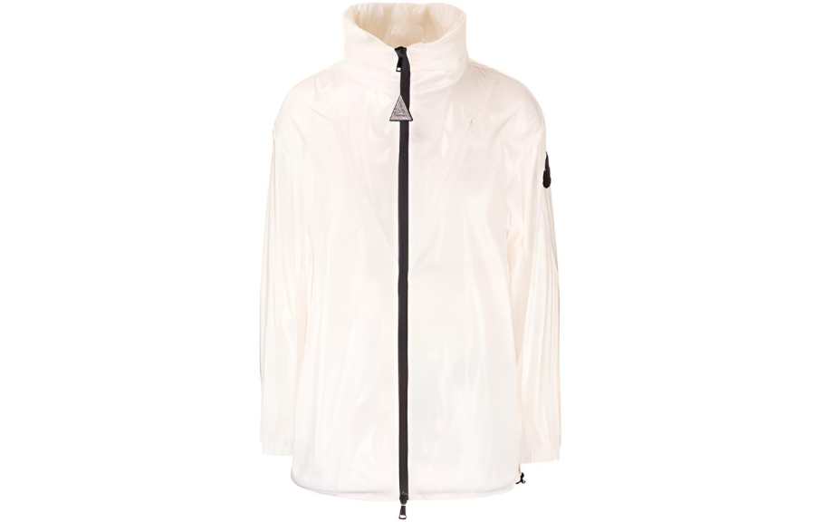 Moncler FW21 Jackets Women's White Stand Collar Moderate Other