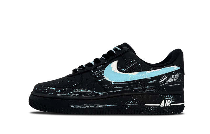 Nike Nike Air Force 1 Low top Skateboard Shoes Unisex Black