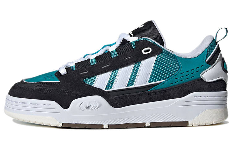 Adidas Originals Adi2000 Leather, Suede Abrasion Resistant Low top Skateboard Shoes Unisex Blue Black