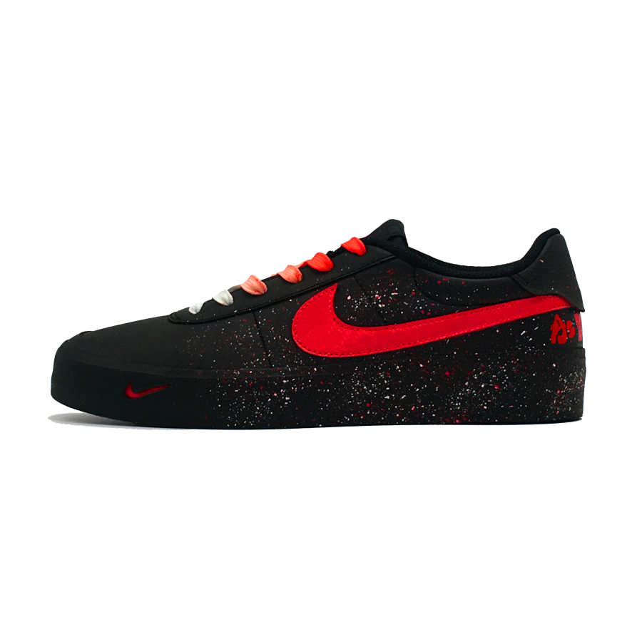 Nike Nike Court Shot Red Face Slip Resistant, Abrasion Resistant, Lightweight Low top Skateboard Shoes Unisex Red