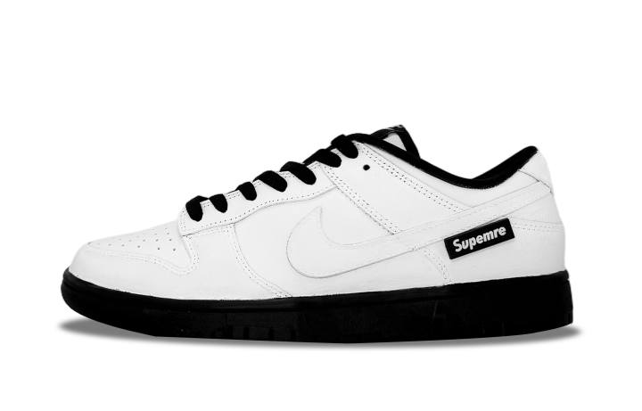 Nike Nike Dunk Sonata Wear resistant And Lightweight Low top Skateboard Shoes Unisex Black White