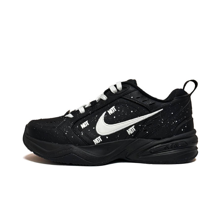 Nike Nike Air Monarch 4 Radiant Starlight Abrasion Resistant Low top Chunky Sneakers Men's Black White