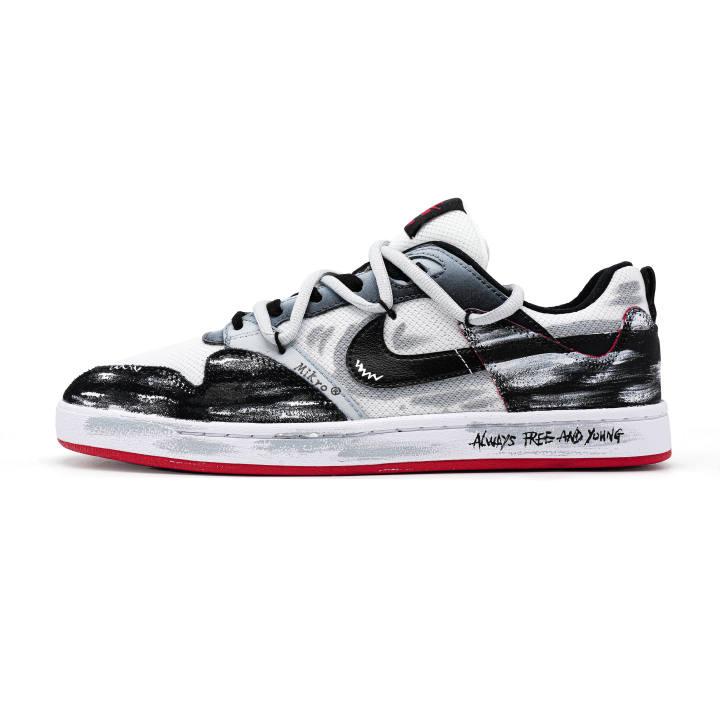 Nike Nike SB Alleyoop Final Chapter Low top Skateboard Shoes Men's White Black