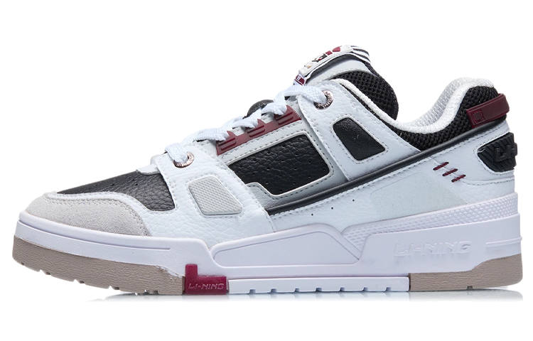 Li-Ning Li Ning Slip Resistant Low top Skateboard Shoes Women's White Black