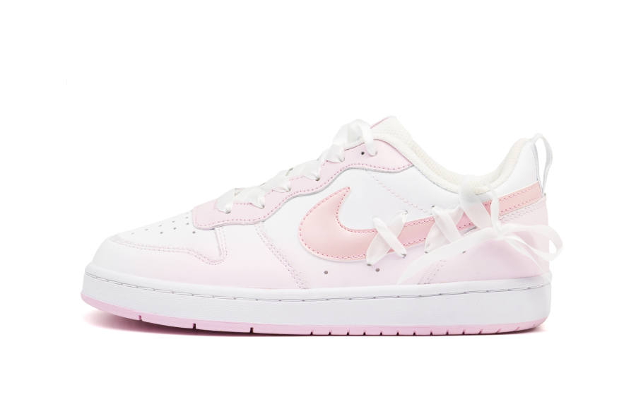Nike Nike Court Borough Cushioning Abrasion Resistant Low top Skateboard Shoes Women's Pink
