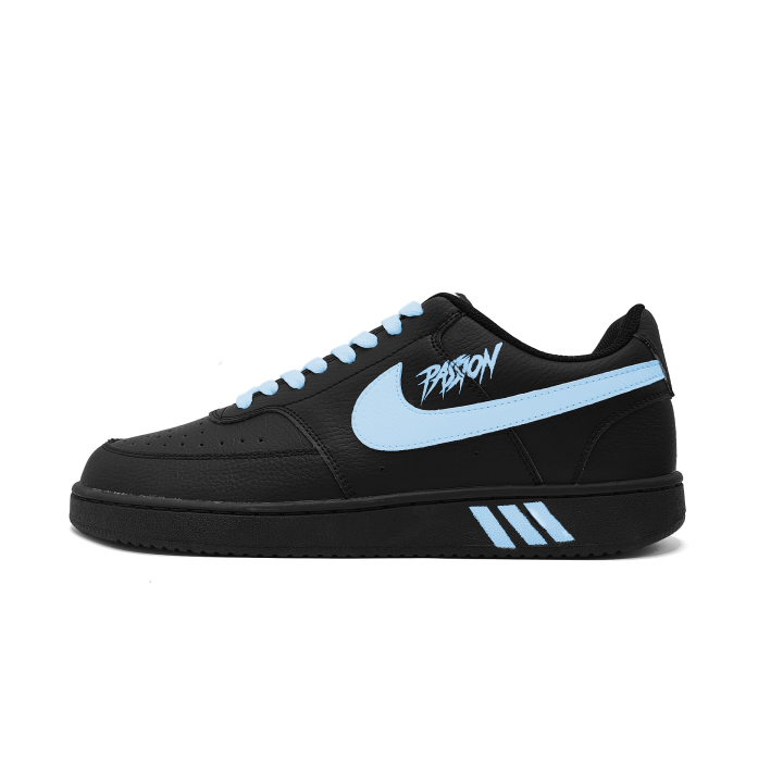 Nike Nike Court Vision Sky Abrasion Resistant Low top Skateboard Shoes Unisex Blue