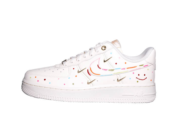 Nike Nike Air Force 1 Abrasion Resistant Low top Skateboard Shoes Women's White