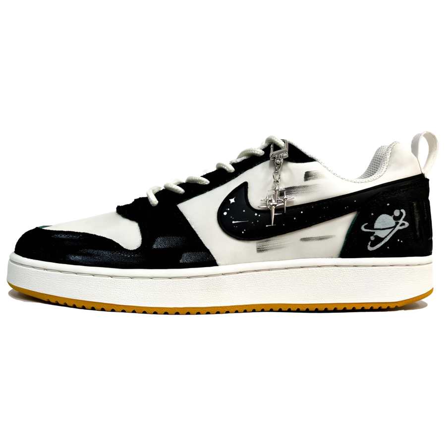 Nike Nike Court Borough Starry Sky Voyager · Dark Matter Abrasion Resistant Low top Skateboard Shoes Men's Black