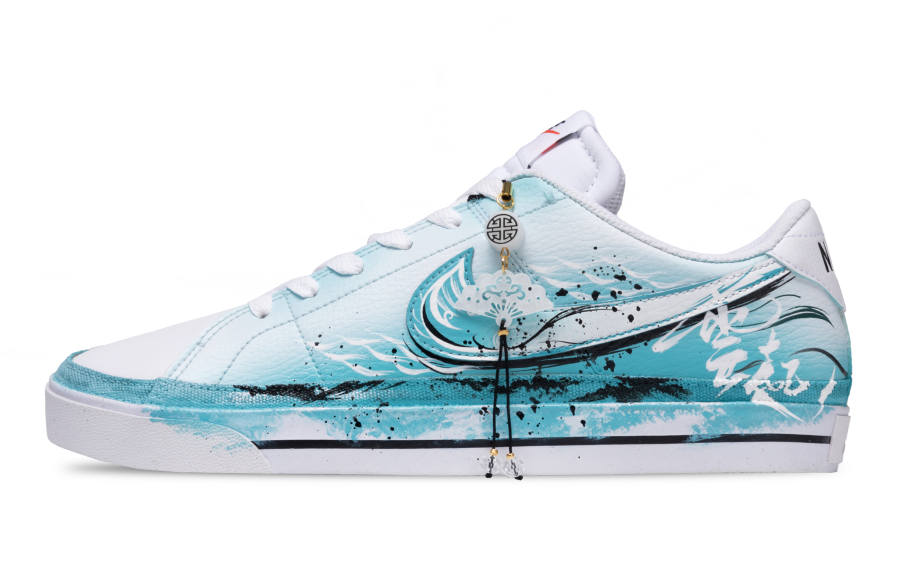 Nike Nike Court Legacy Seatedly Watching The Clouds Rising Wear resistant And Lightweight Low top Skateboard Shoes Men's