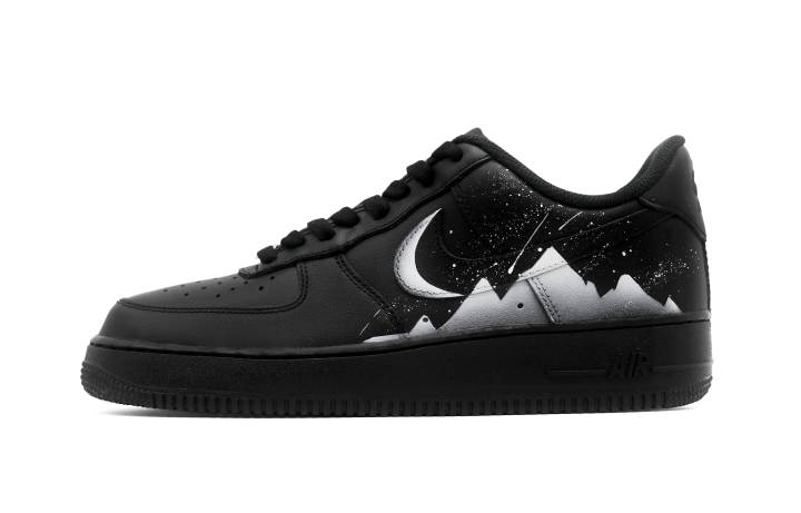 Nike Nike Air Force 1 Low top Skateboard Shoes Unisex Black White