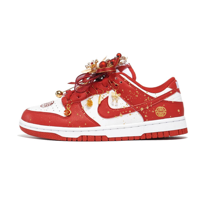 Nike Nike Dunk Low Next Nature'St.John's' Low top Skateboard Shoes Unisex Red