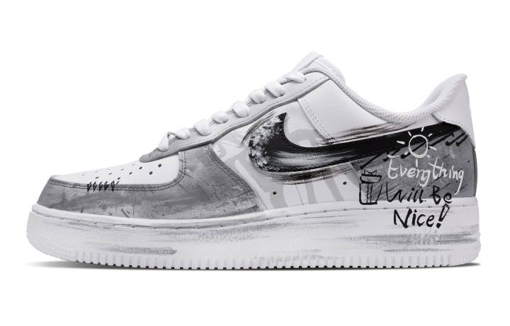 Nike Nike Air Force 1 Fresh Look Absolutely Authentic Top Grain Cow Leather Lightweight Low top Skateboard Shoes Unisex