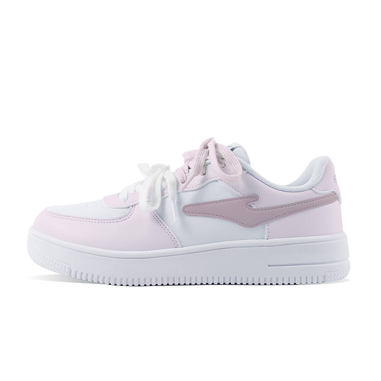 Erke Skateboard Slip Resistant And Breathable Slip Resistant And Breathable Low top Skateboard Shoes Unisex Pink