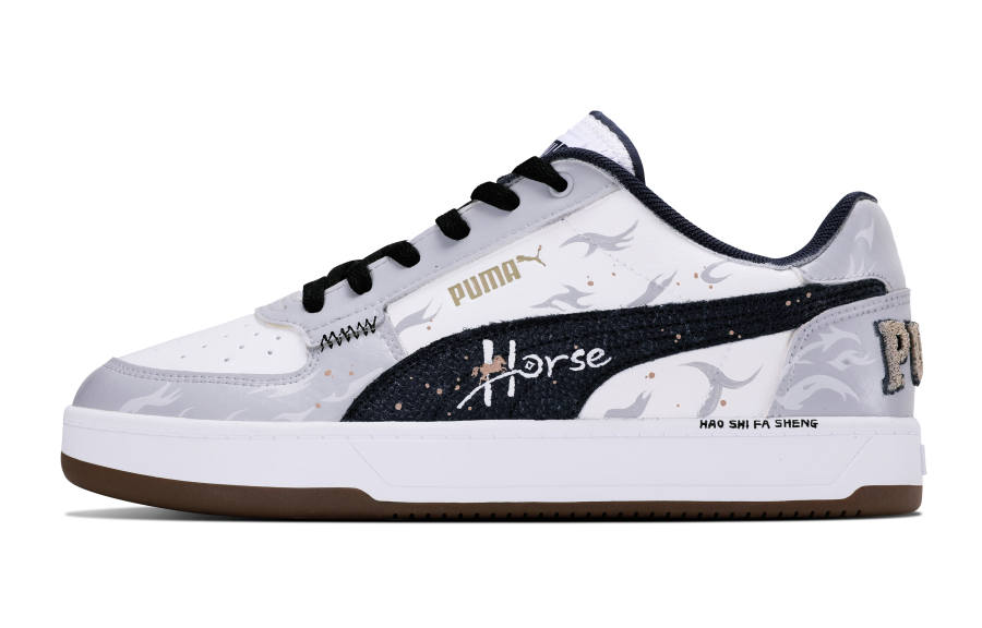 PUMA Caven 2.0 Wear resistant And Lightweight Low top Skateboard Shoes Unisex Blue