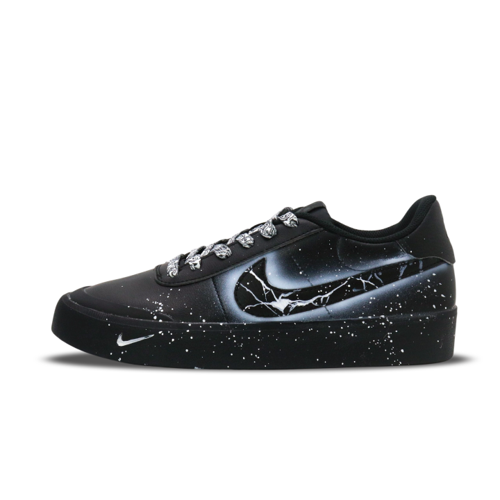 Nike Nike Court Shot Cushioning, Wear Resistant Low top Skateboard Shoes Men's Black White