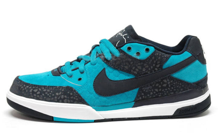 Nike Nike Paul Rodriguez Low top Skateboard Shoes Men's Blue Black