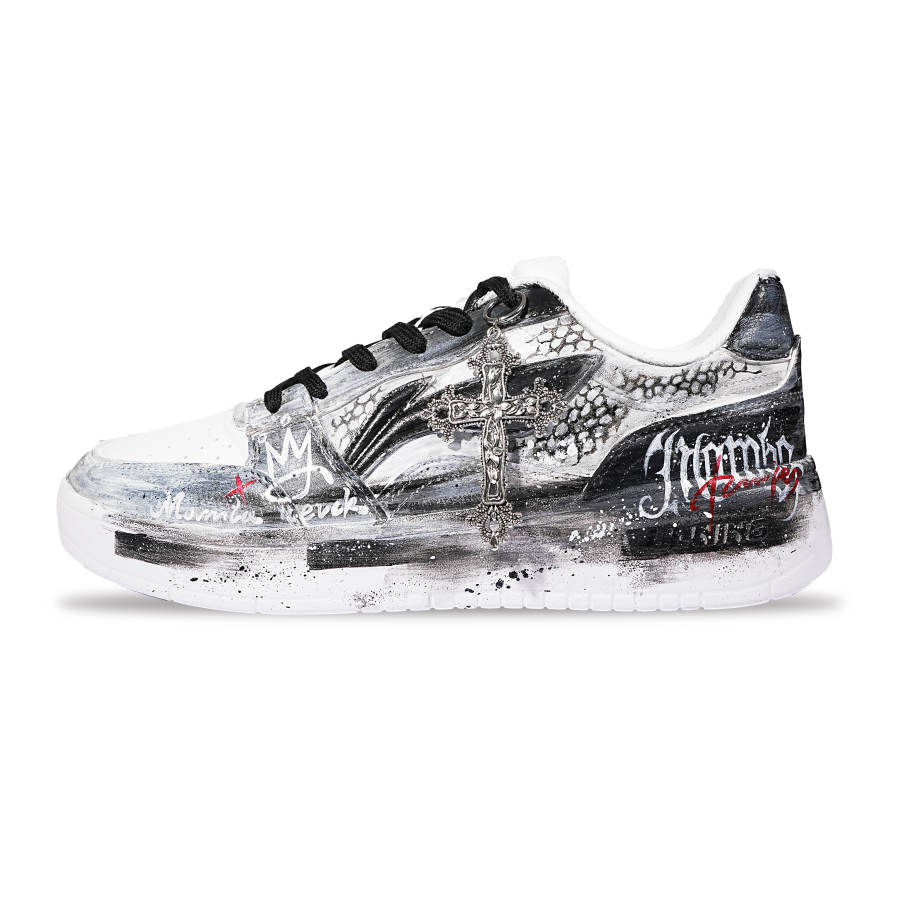 Li-Ning Li Ning Sycee Slip Resistant Cushioning Abrasion Resistant Low top Skateboard Shoes Unisex