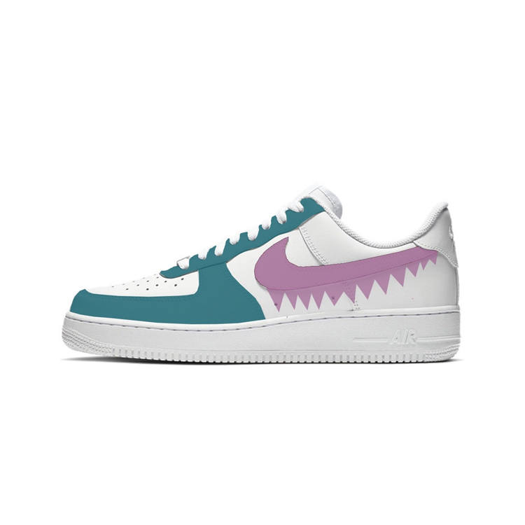 Nike Nike Air Force 1 Southern Love Abrasion Resistant Abrasion Resistant Low top Skateboard Shoes Women's White Green Pink