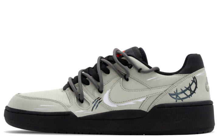 Nike Nike Full Force Concrete Gray Low top Skateboard Shoes Men's Gray Black