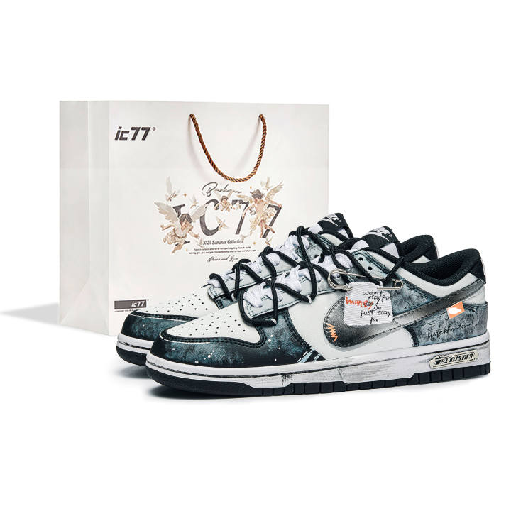 Nike Nike Dunk Wild Gravel, Box Abrasion Resistant, Lightweight, Balanced Low top Skateboard Shoes Unisex Gray