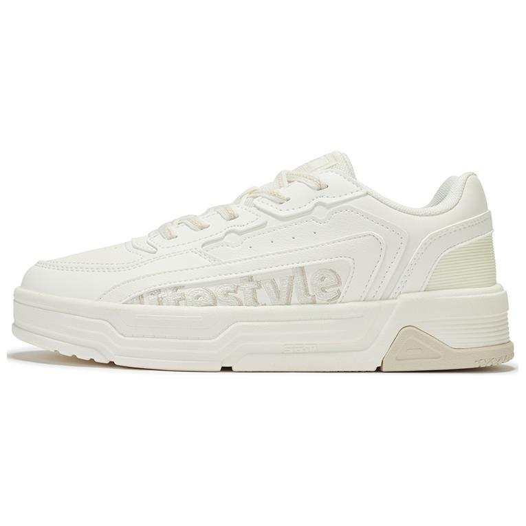 361° Slip Resistant Cushioning Slip Resistant Cushioning Mid top Skateboard Shoes Women's White