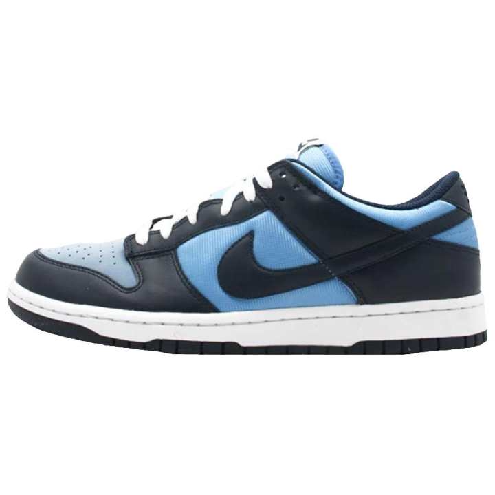 Nike Nike Dunk Slip Resistant Abrasion Resistant Low top Skateboard Shoes Men's White Blue