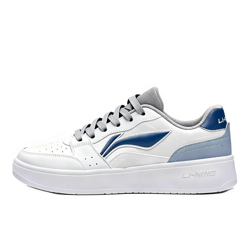 Li-Ning Li Ning Low top Skateboard Shoes Unisex White Blue