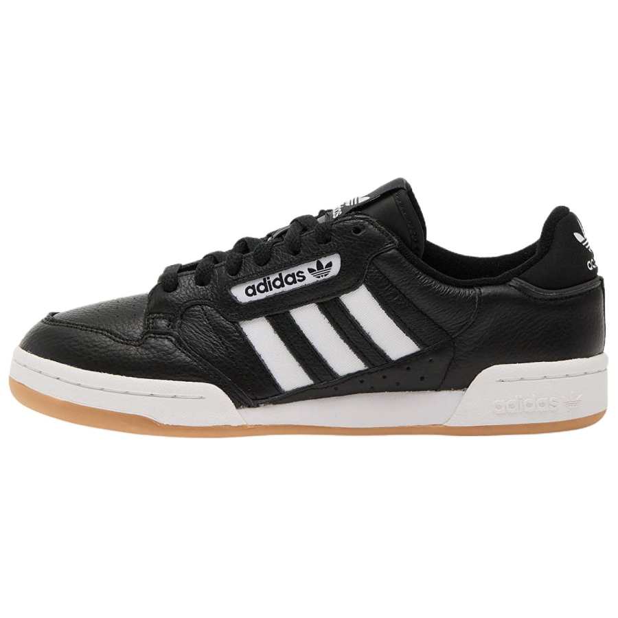 Adidas Originals Continental 80 Leather Low top Skateboard Shoes Unisex Black White