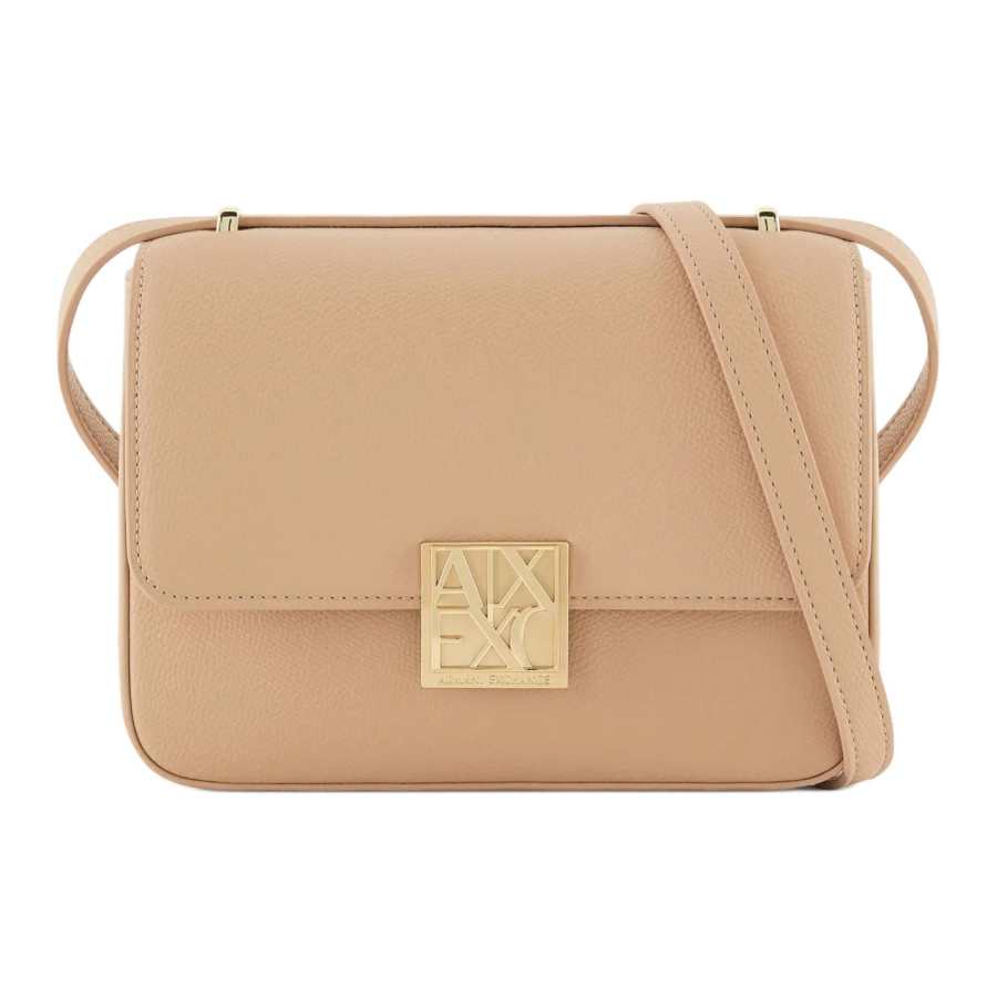 ARMANI EXCHANGE ARMANI EXCHANGEAE Polyurethane Crossbody Bag, Shoulder Bag Women's Light Coffee