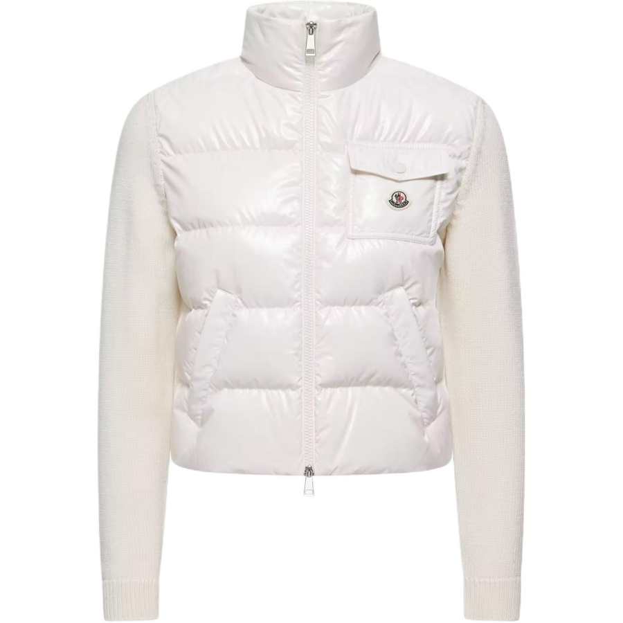 Moncler padded zip-up cardigan