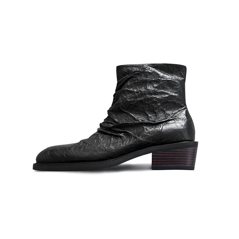 TERRA INCOGNITA Sheepskin Ankle Boots Men's