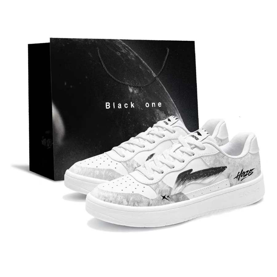 Li-Ning Li Ning Floating Boat Slip Resistant, Abrasion Resistant, Breathable Low top Skateboard Shoes Men's