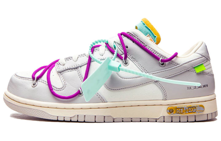 Nike Nike X Off White Dunk Low 'Lot 21 Of 50'
