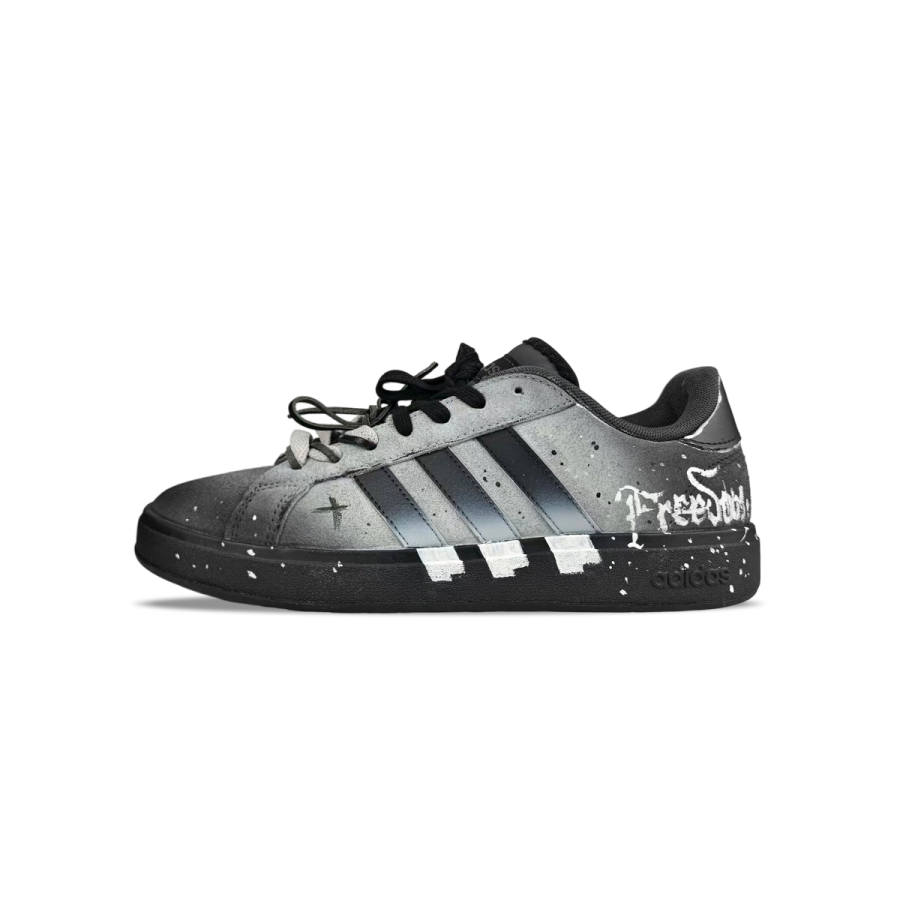 Adidas Adidas Grand Court Base 00s Low top Skateboard Shoes Unisex Gray
