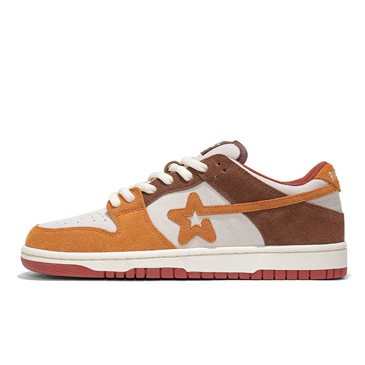 RIPSTAR SKBD Low Maxes Clay Slip Resistant Cushioning Low top Skateboard Shoes Unisex Terracotta